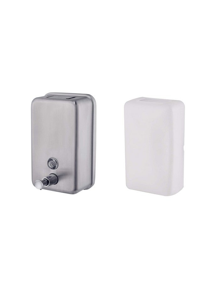 Dolphy Heavy Duty 304 Stainless Steel Soap Dispenser for Bathroom & Kitchen - 1100ml - Image 5
