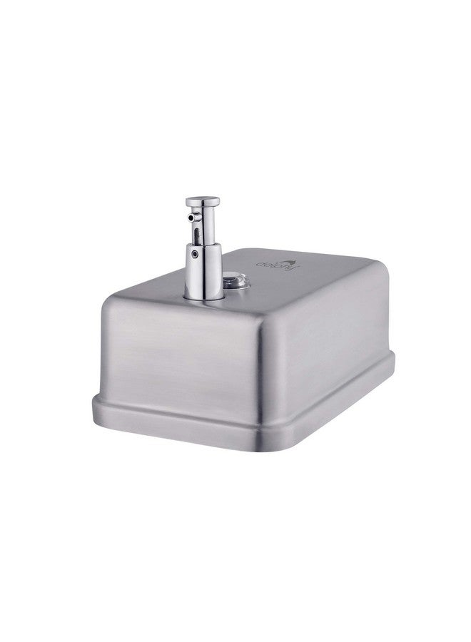 Dolphy Heavy Duty 304 Stainless Steel Soap Dispenser for Bathroom & Kitchen - 1100ml - Image 3