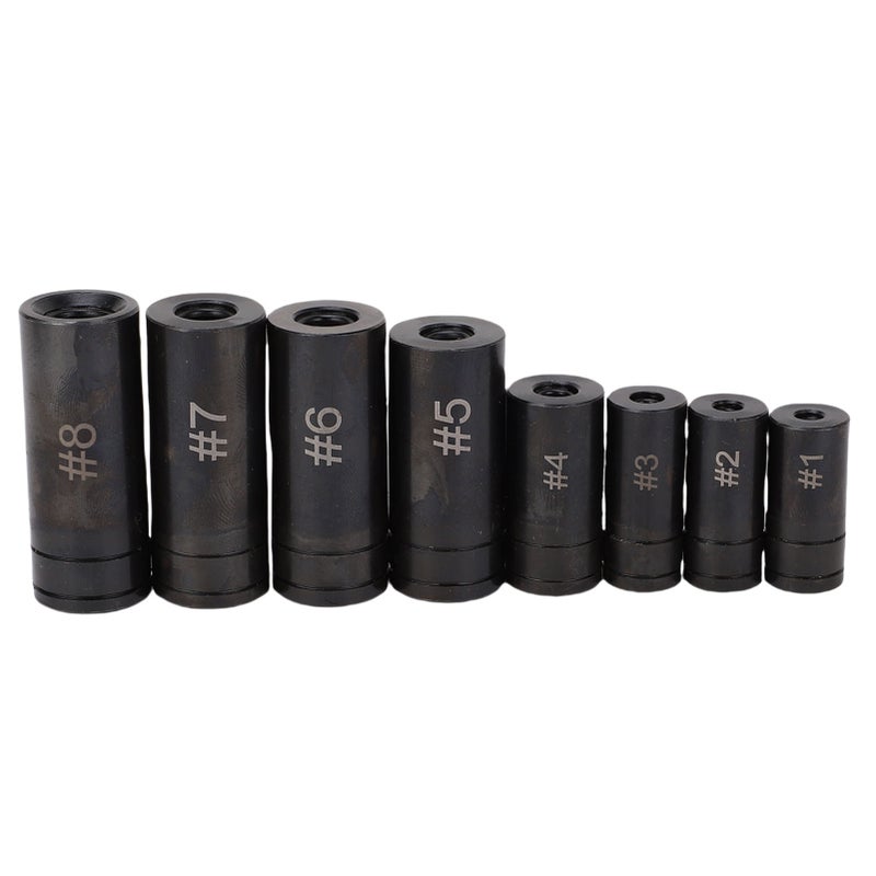 8Pcs Tap Socket Set Metric Standard 70500 1/4in 3/8in Drive with Bracket for Automobile Maintenance - Image 3