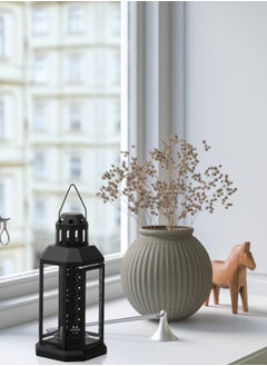 Ikea ENRUM Lantern For Tealight - In/Outdoor- Black - 22 cm  - Image 4