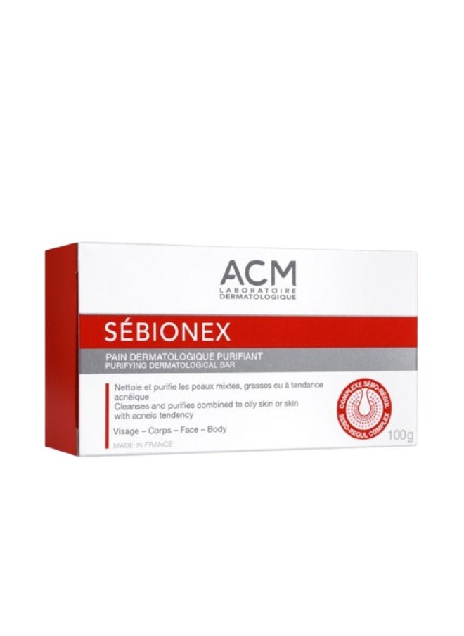 ACM 3 Pieces Sebionex Pain Dermatologique Purifiant Soap  - Image 2