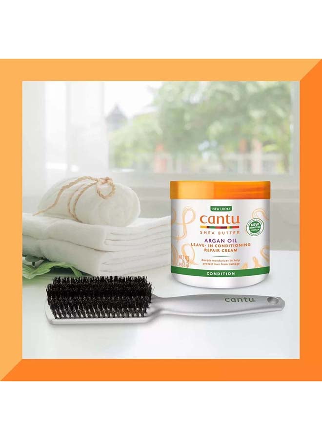 Cantu Smooth Thick Hair Brush Styler Grey/White - Image 5