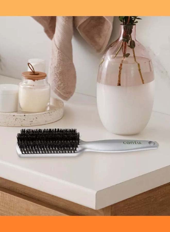 Cantu Smooth Thick Hair Brush Styler Grey/White - Image 4