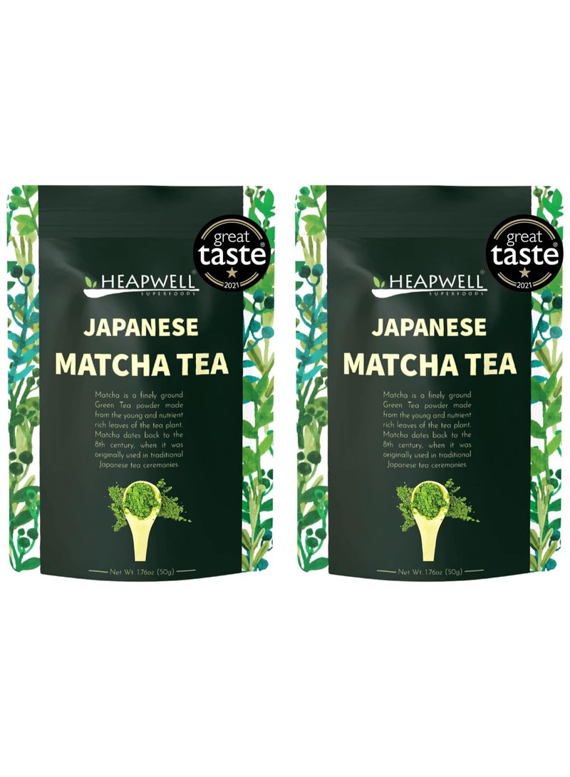 Heapwell Superfoods Japanese Matcha Green Tea Powder 50g 60 servings Sourced from Shizuoka  Japan - Image 1