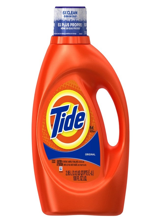 Tide Original Scent Liquid Laundry Detergent, 100 Fl Oz (Packaging May Vary)