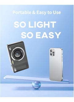 IqwiCam Digital Camera, 4K HD Camera Digital 18x Digital Zoom with Anti-shake, 64GB Memory Card, 2.8" LCD Screen, Portable Mini Ultra-thin Retro Style  - Image 3