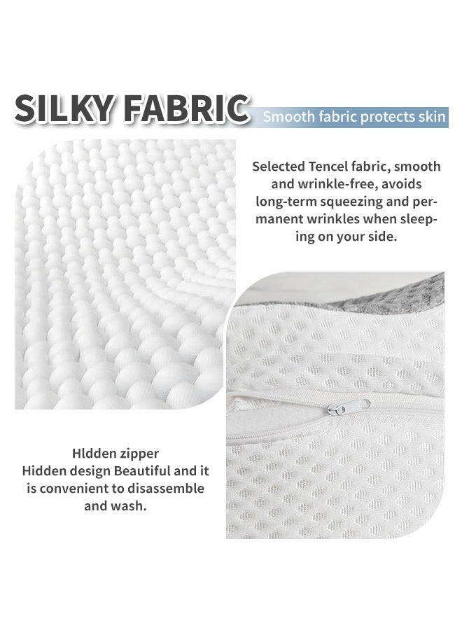 Butterfly Cervical Pillow Memory Foam Pillow Ergonomic Neck Support Pillow With Pillowcase High Density Rebound Suitable For Side Back Prone, Relieve Neck And Shoulder Pain - Image 5