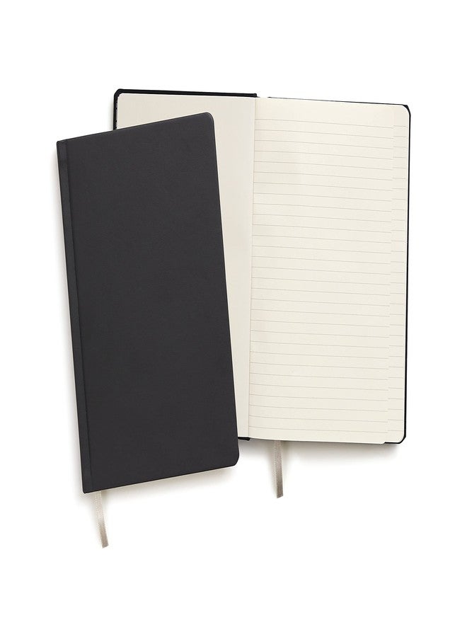 TRU RED Medium Hardcover Ruled Journal, Black - Durable Hard Cover Notebook - Image 2