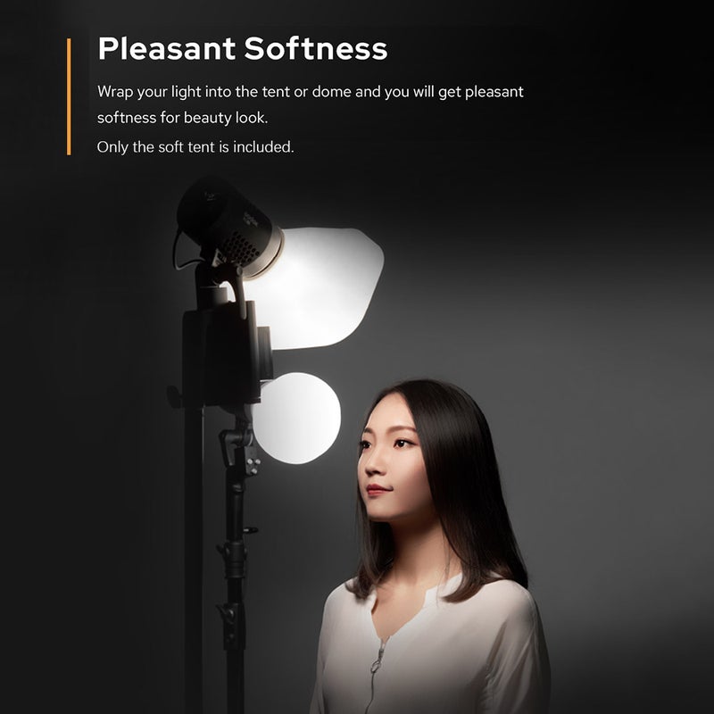 ML-CS1625 Soft Tent Kit with 3 Adapters for Photography Light Flash Studio Photography Portrait Live Stream - Image 2