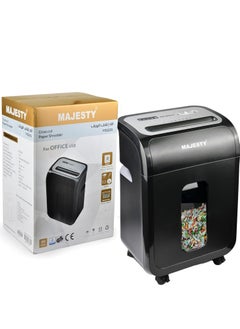 Majesty "Paper Shredder – A powerful shredding machine that cuts up to 12 sheets, staples, and credit cards with high efficiency, providing security and organization for documents at home and office!"  - Image 1