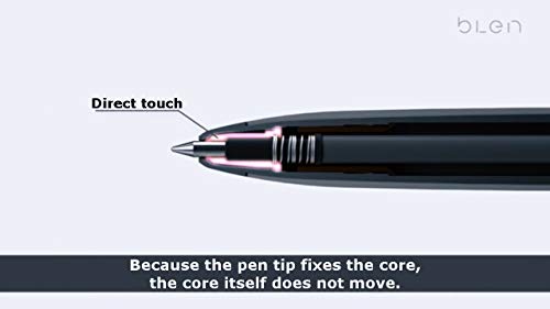 Stationery JP Zebra Blen Retractable Ballpoint Pen, Fine Point 0.5mm, Black Ink, Sticky Notes Value Set - Image 2