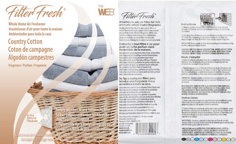 WEB FilterFresh Whole Home Country Cotton Air Freshener 0.8 Ounce (Pack of 1) - Image 3