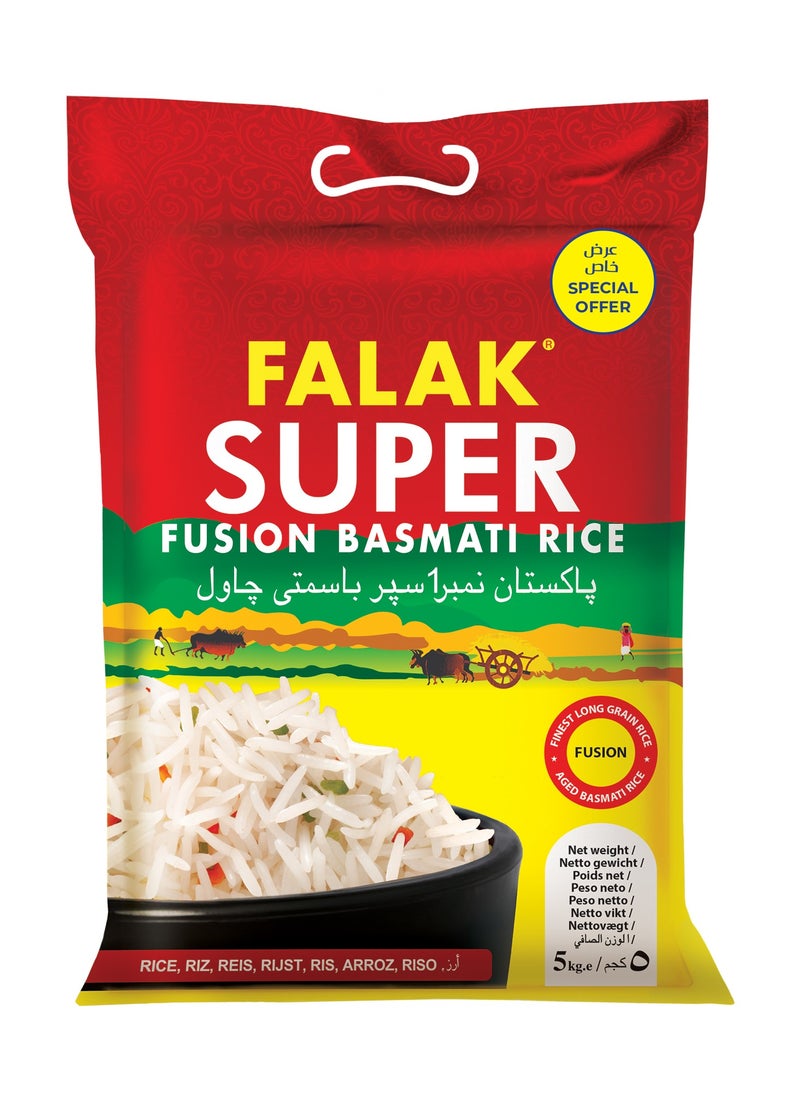 Falak Falak Super Fusion Basmati Rice 5 KG -OFFER PROMO  - Image 1