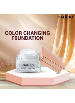 maliao Colour Changing Waterproof Full Coverage Foundation For All Skin Type Lotion With Satin Finish 30Ml  - Image 4