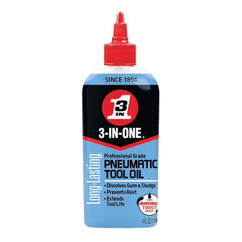 3 in one 3-IN-ONE Professional Grade Pneumatic Tool Oil, 4 OZ [12-PACK] - Image 1