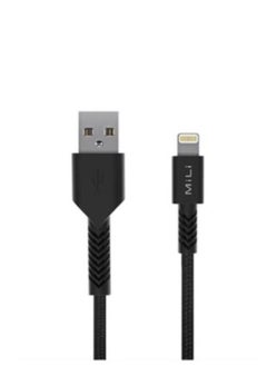 MiLi Apple Lightning Charging Cable 1M Black  - Image 1