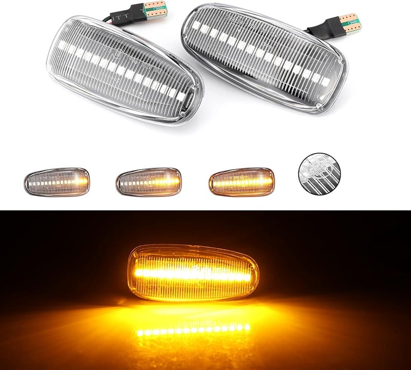QASULER Dynamic Side Marker Light Blinker for Mercedes - Image 4