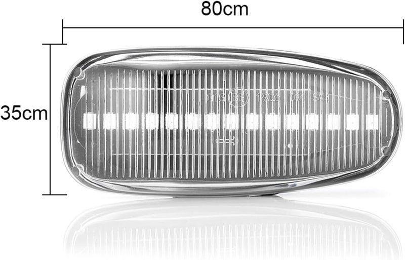 QASULER Dynamic Side Marker Light Blinker for Mercedes - Image 2