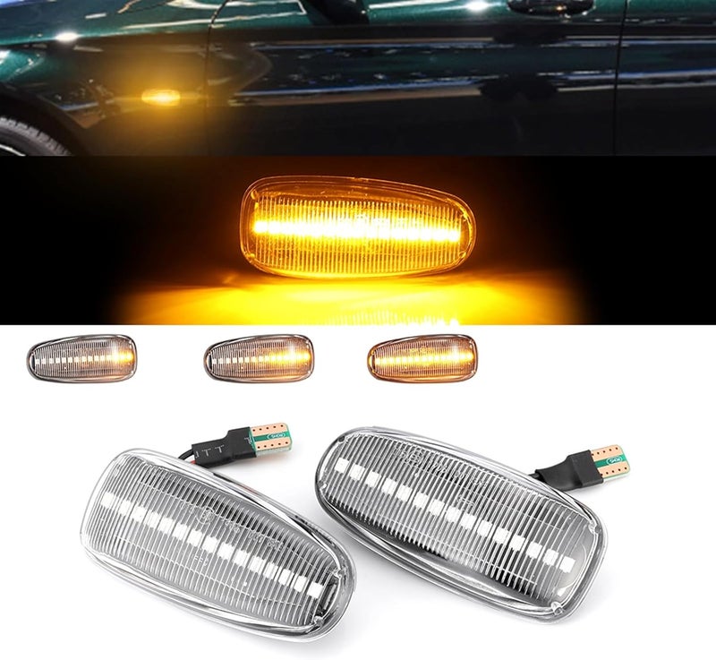 QASULER Dynamic Side Marker Light Blinker for Mercedes - Image 5