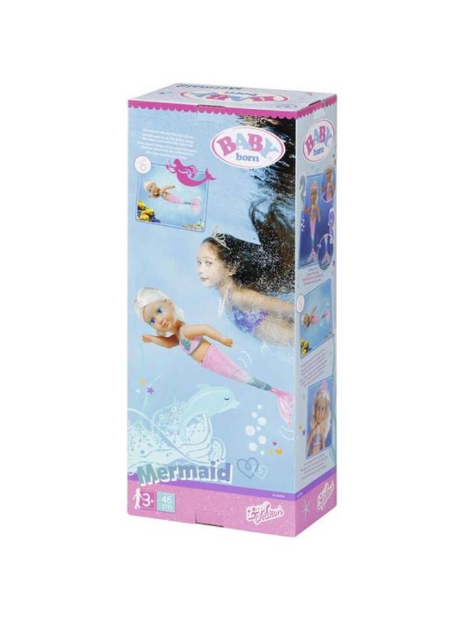 Baby Born Little Sister Mermaid 46 cm Doll with Accessories - Image 1