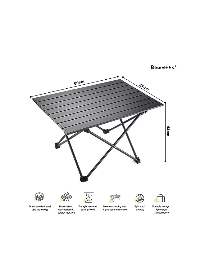 Beauenty Ultralight And Portable Camping Table,Folding Table With Carrying Bag,Outdoor Table For Outdoor Cooking,Picnic,Travel,Bbq (Small) - Image 4