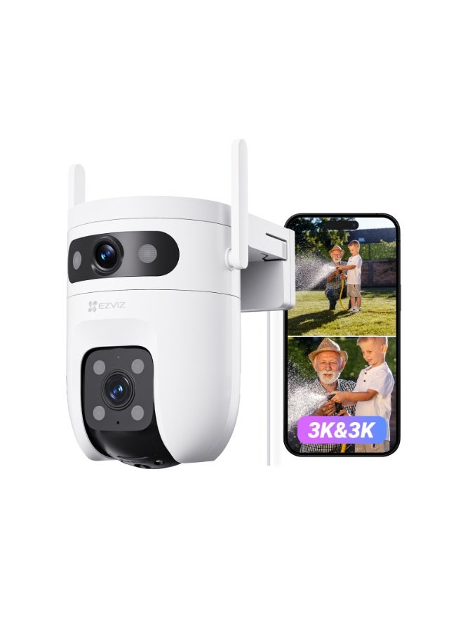 EZVIZ C9c Security Camera, 3K+3K Outdoor Dual-Lens PTZ WiFi Camera, Auto Tracking, Human&Vehicle Detection, Active Defense, Color Night Vision, Two-Way Talk, Weatherproof - Image 1