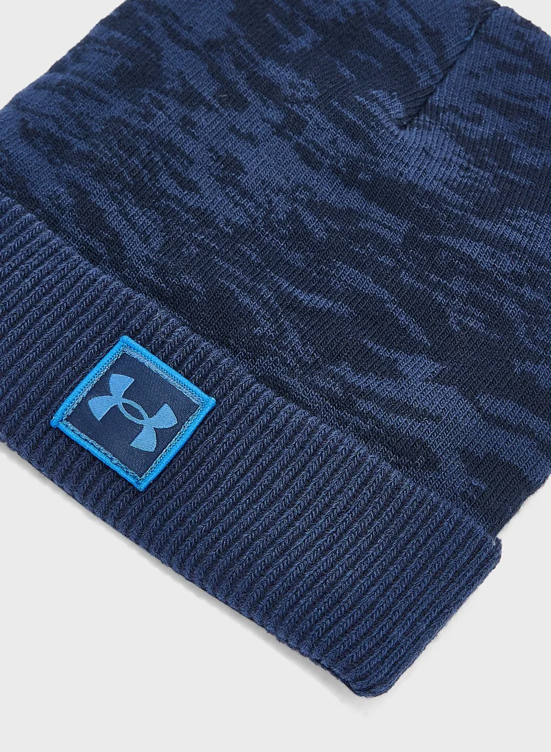 UNDER ARMOUR Graphic Knit Beanie
