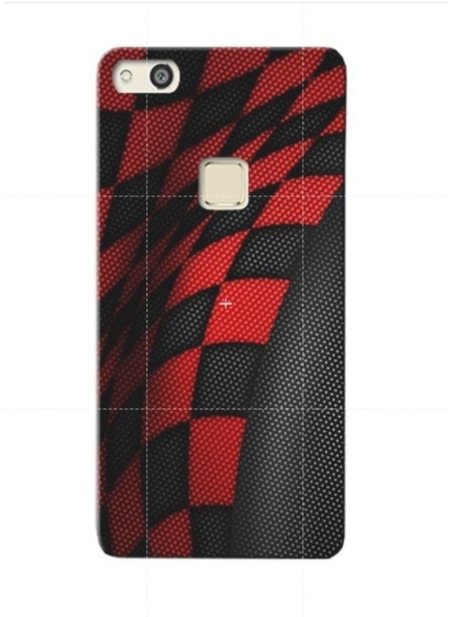 إيه إم سي ديزاين غطاء حماية واقٍ لهاتف هواوي P10 لايت سبورتس أحمر/ أسود