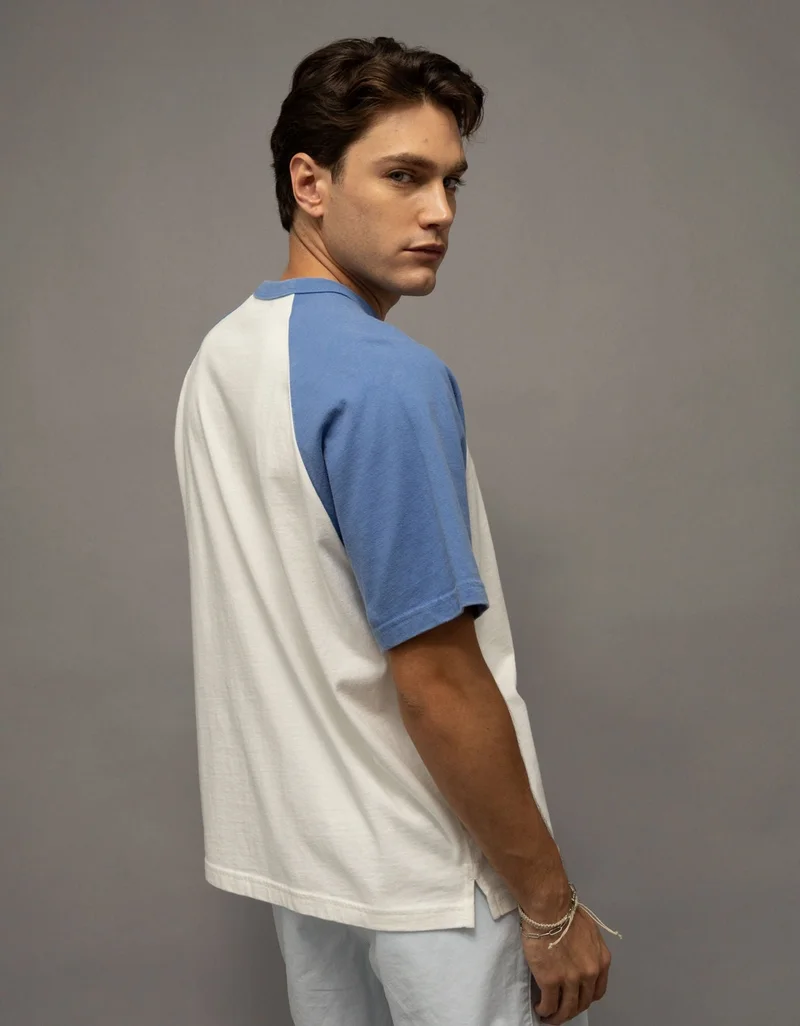 American Eagle AE Relaxed Heavyweight Raglan T-Shirt