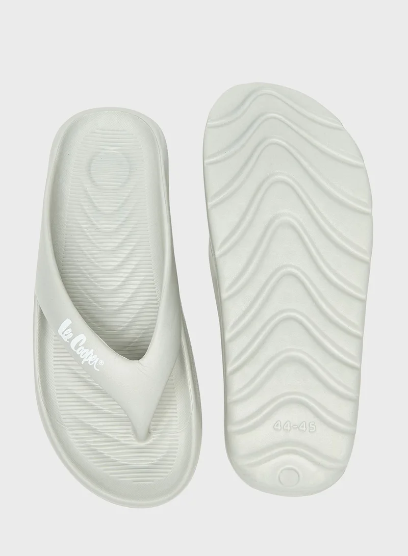 Lee Cooper Logo Flip Flops
