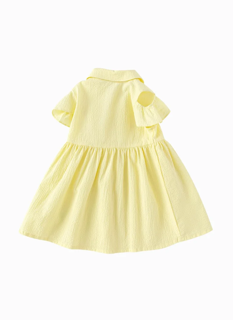 Balabala Yellow Peter Pan Dress