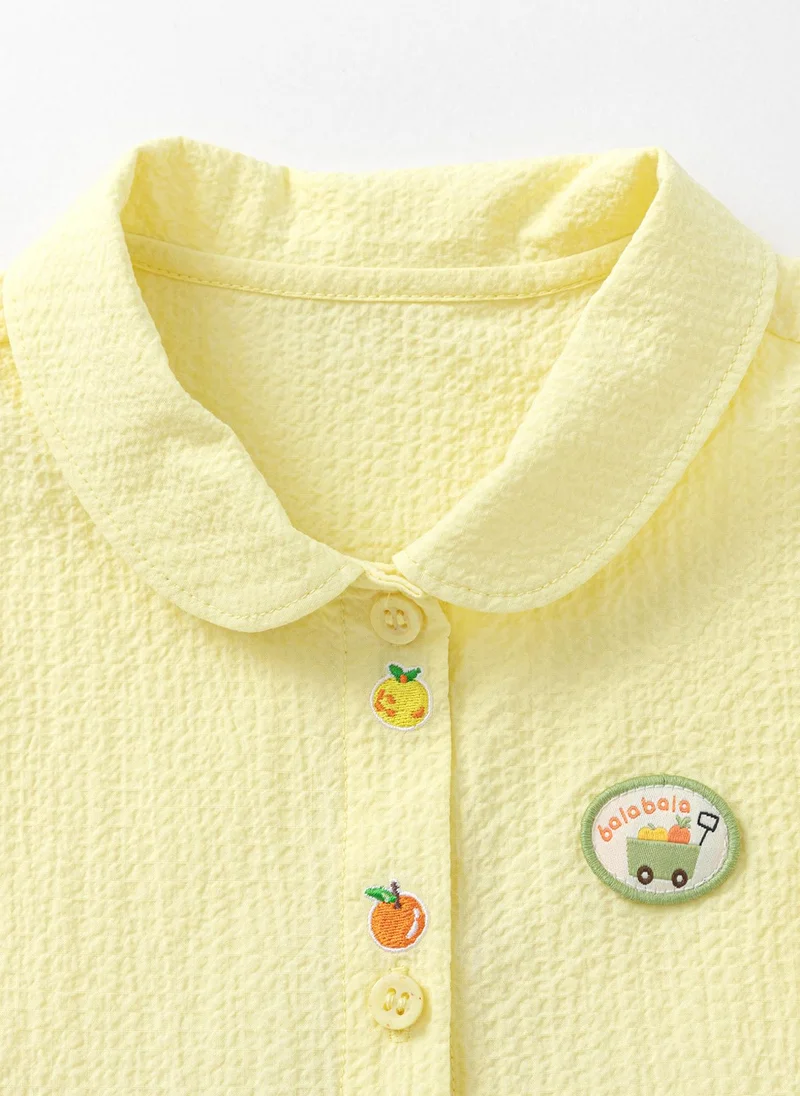 Balabala Yellow Peter Pan Dress