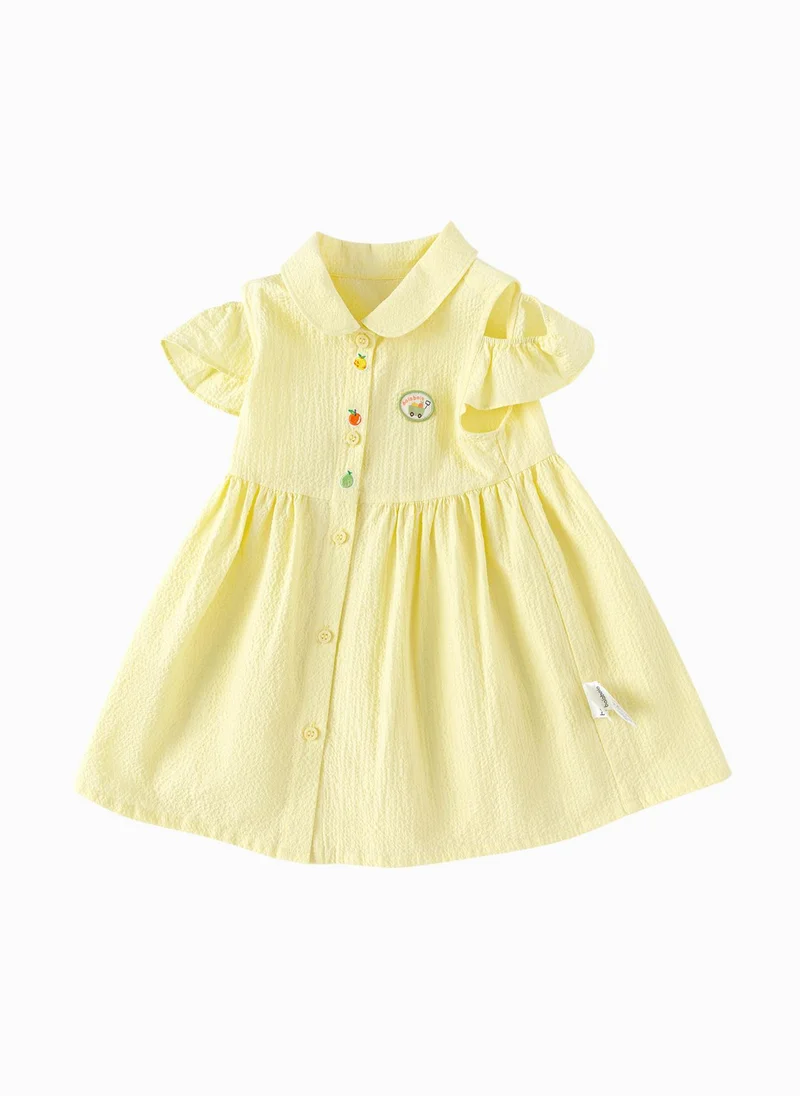 Balabala Yellow Peter Pan Dress