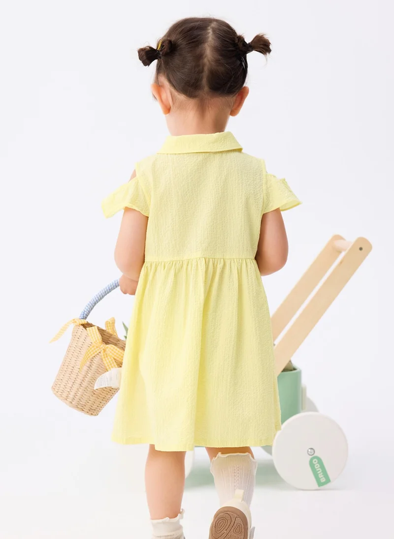 Balabala Yellow Peter Pan Dress