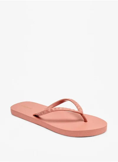 سيليست Women's Textured Flip Flops