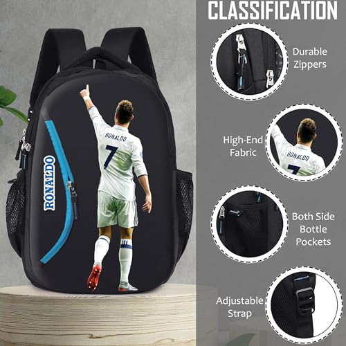 Ronaldo Laptop Bag School Bag Travel Daytrip Office College Backpack for Girls & Boys Multi-Purpose Bag - Image 5