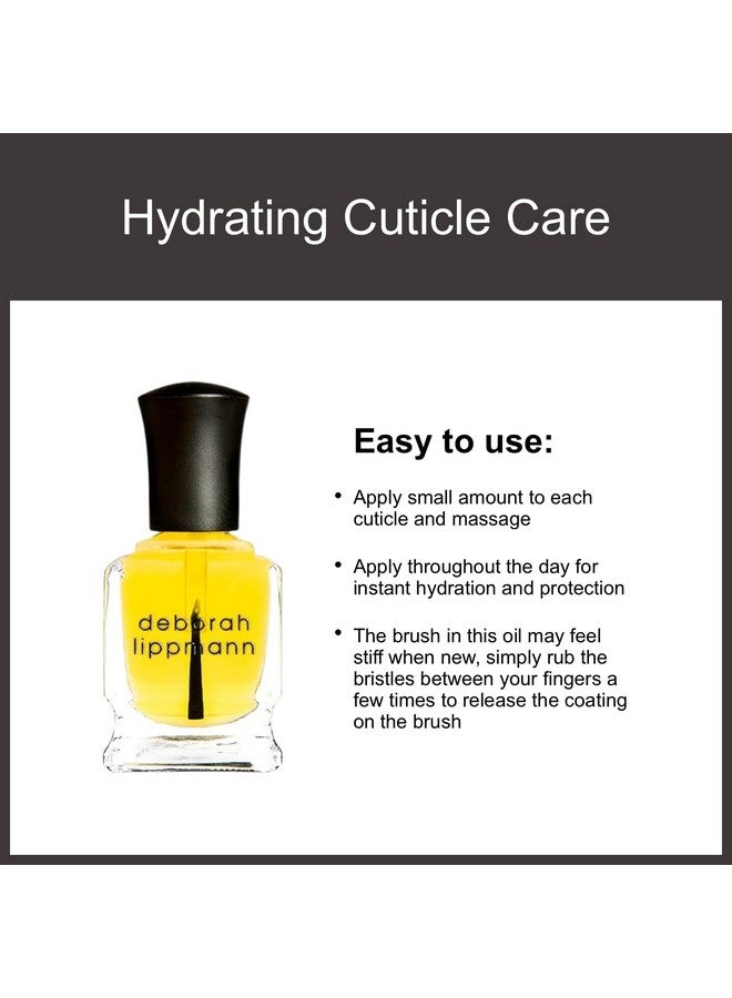 Deborah Lippmann It's A Miracle Cuticle Oil Repair Dry Cuticles with Essential Oils Vegan Nail Care with Almond Oil 0.50 fl oz - Image 4
