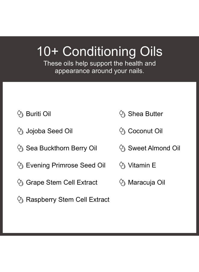 Deborah Lippmann It's A Miracle Cuticle Oil Repair Dry Cuticles with Essential Oils Vegan Nail Care with Almond Oil 0.50 fl oz - Image 3