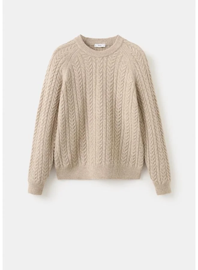 Mango Man  Braided knitted sweater for Men | Best Price UAE