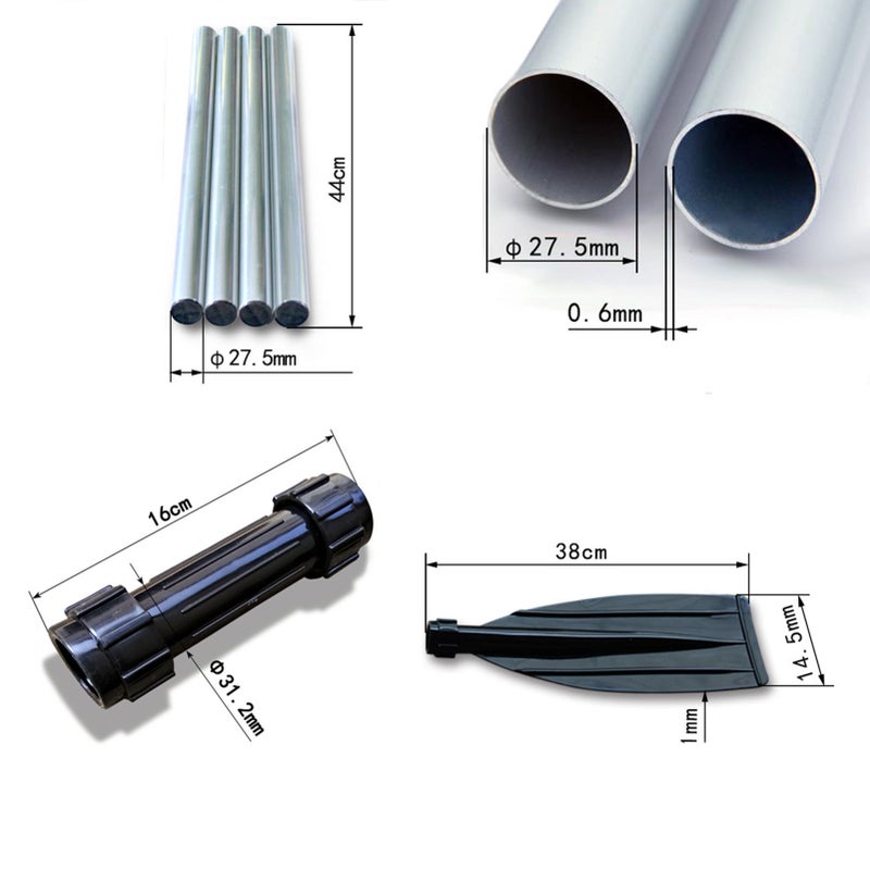 1 Pair Detachable Boat Oars for Inflatable Boats - Image 2