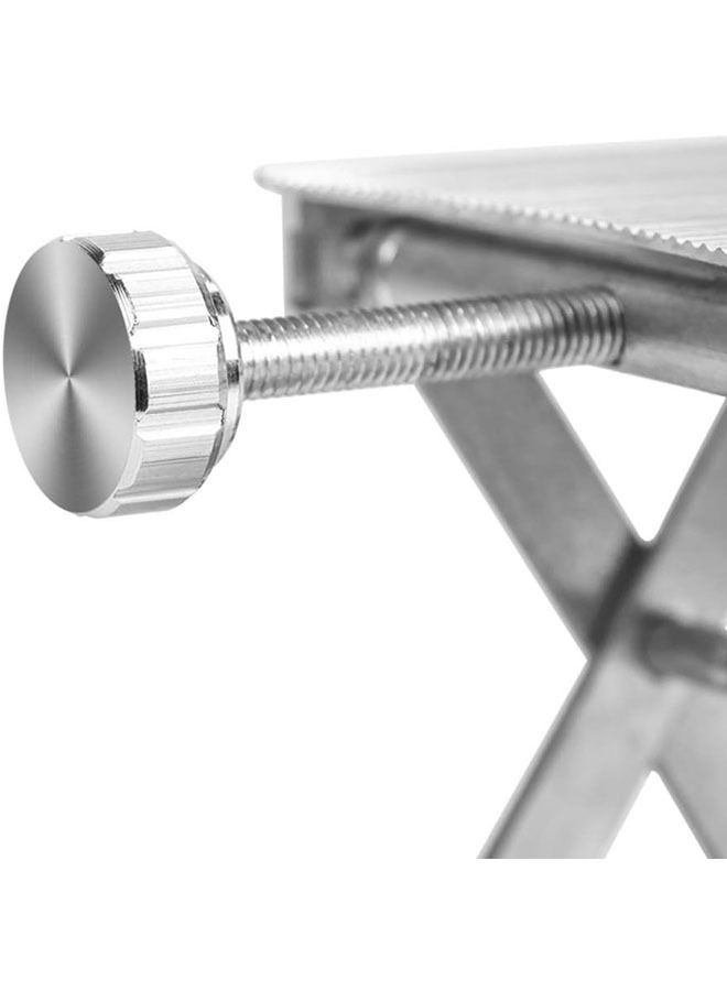 Laboratory Lift Stand, Aluminum Alloy Lab Scissors Jack,lifting Platform for Science Experiment Lab Stand,for Level, Floor Measure Tool,lab Equipment(Silver)  - Image 2