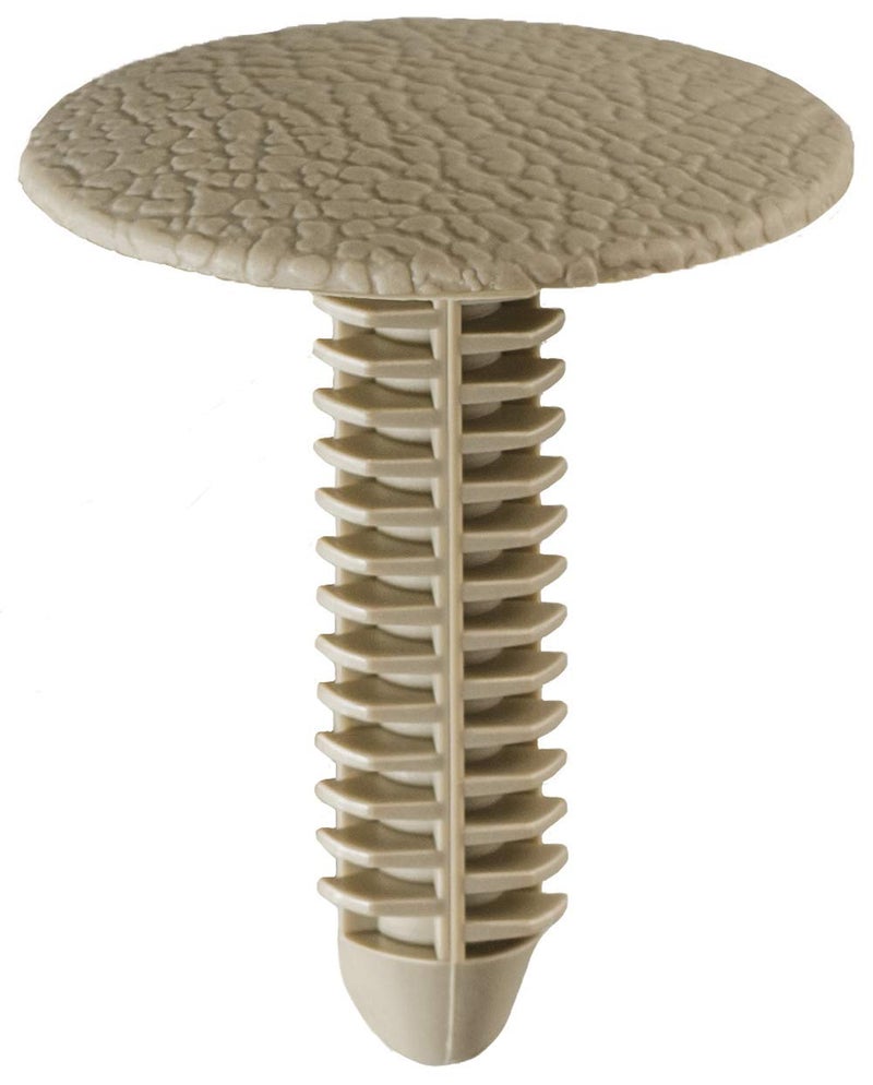 Clips AND FASTENERS 25 مثبتات رأسية نايلون تان متوافقة مع فورد XW7Z-6302354-AAB - Image 3