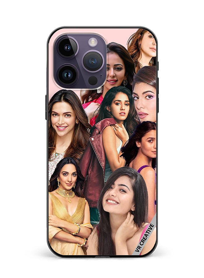 VR CREATIVE Protective Case Cover For Apple iPhone 15 Pro Bollywood Actress Design Multicolour - Image 1