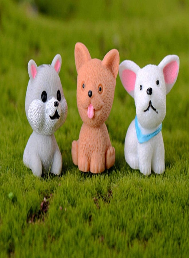 Halloluck 12 Pcs Miniature Dog Figure Animal Dog Characters Mini Figure Collection Decor, Dog Cake Topper, Plant, Automobile Decoration - Image 5