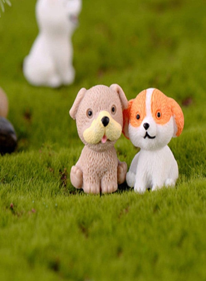 Halloluck 12 Pcs Miniature Dog Figure Animal Dog Characters Mini Figure Collection Decor, Dog Cake Topper, Plant, Automobile Decoration - Image 3