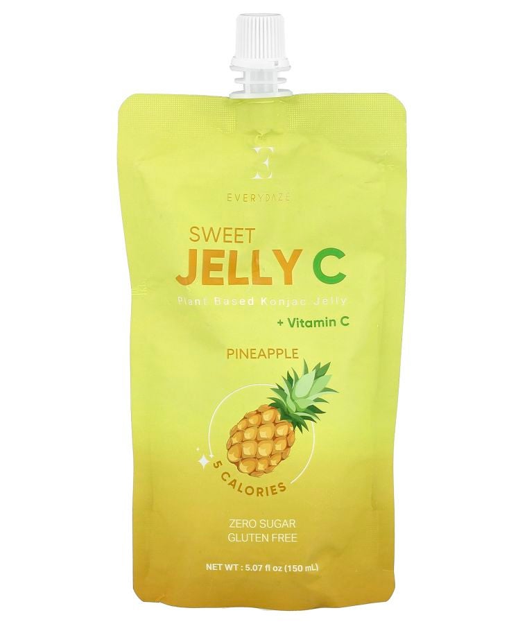 Sweet Jelly C Plant Based Konjac Jelly Pineapple 5.07 fl oz (150 ml)