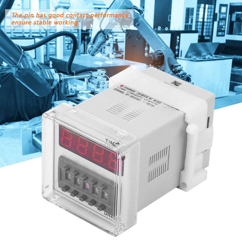 DH48S-2Z 220V 8 Pin Digital Display Timer Time Relay For Timing Delay Control - Image 1