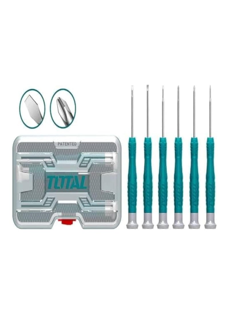 TOTAL - Precision screwdriver set 6 pcs - Image 1