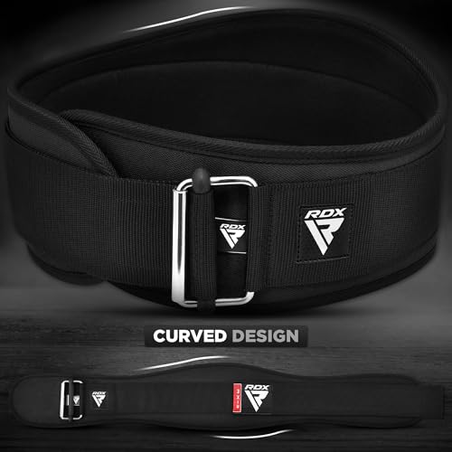 Rdx حزام رفع الأثقال RDX مع قفل تلقائي، دعم خلفي مبطن 6.5 بوصة، للرجال والنساء، لياقة بدنية، تدريب قوة، كمال أجسام، رفع الأثقال، تمرين، رفع الأثقال، سكوات، معدات تمرين احترافية - Image 5