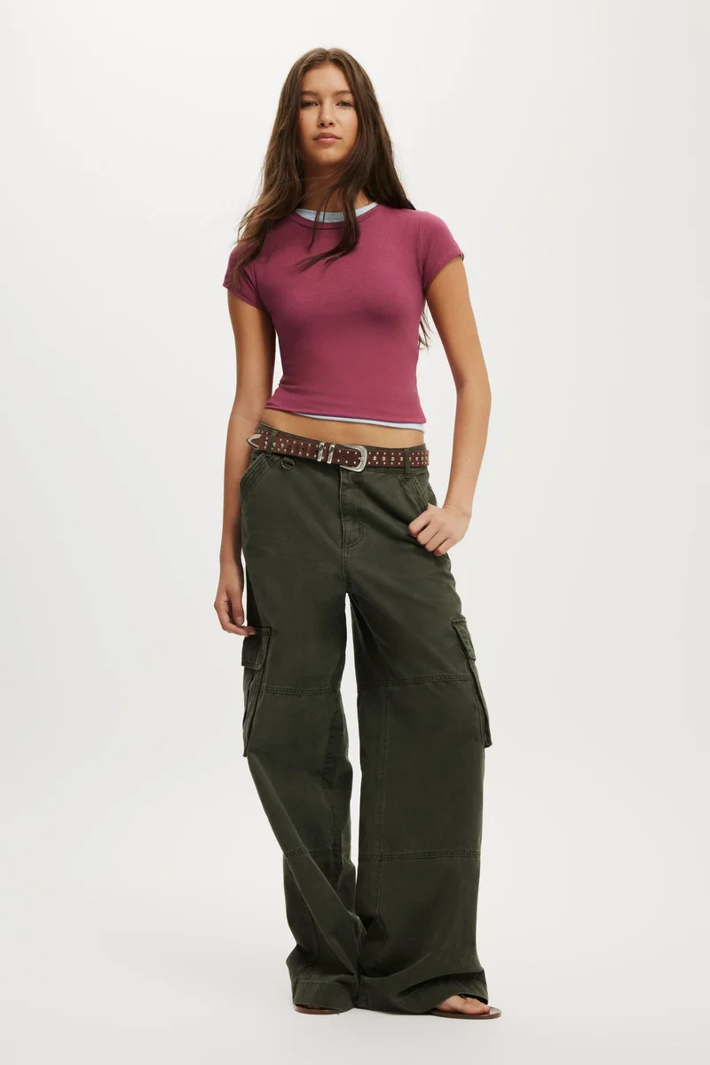 Cotton On  All Day Crew Tee for Women | Best Price UAE